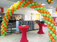 Luftballon Bogen Einkaufszentrum Supermarkt